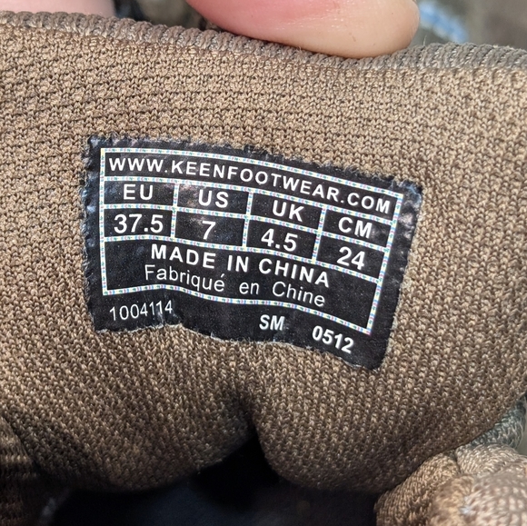 Keen Targhee II Women's 7 Waterproof Mid Lace-up Leather Rugged Hiking Boots - Picture 12 of 13